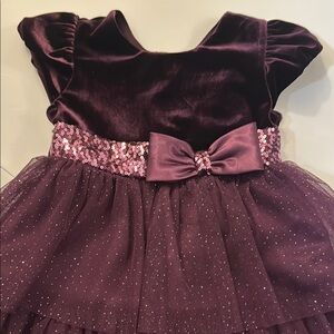 Jona Michelle Girls Dress Size 3T Purple Holiday Special Occasion New With Tags